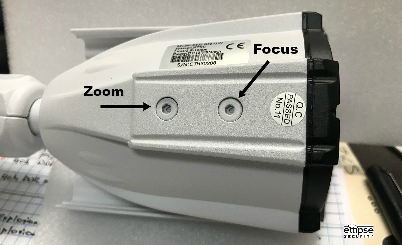 Adjusting Zoom And Focus On Security Cameras