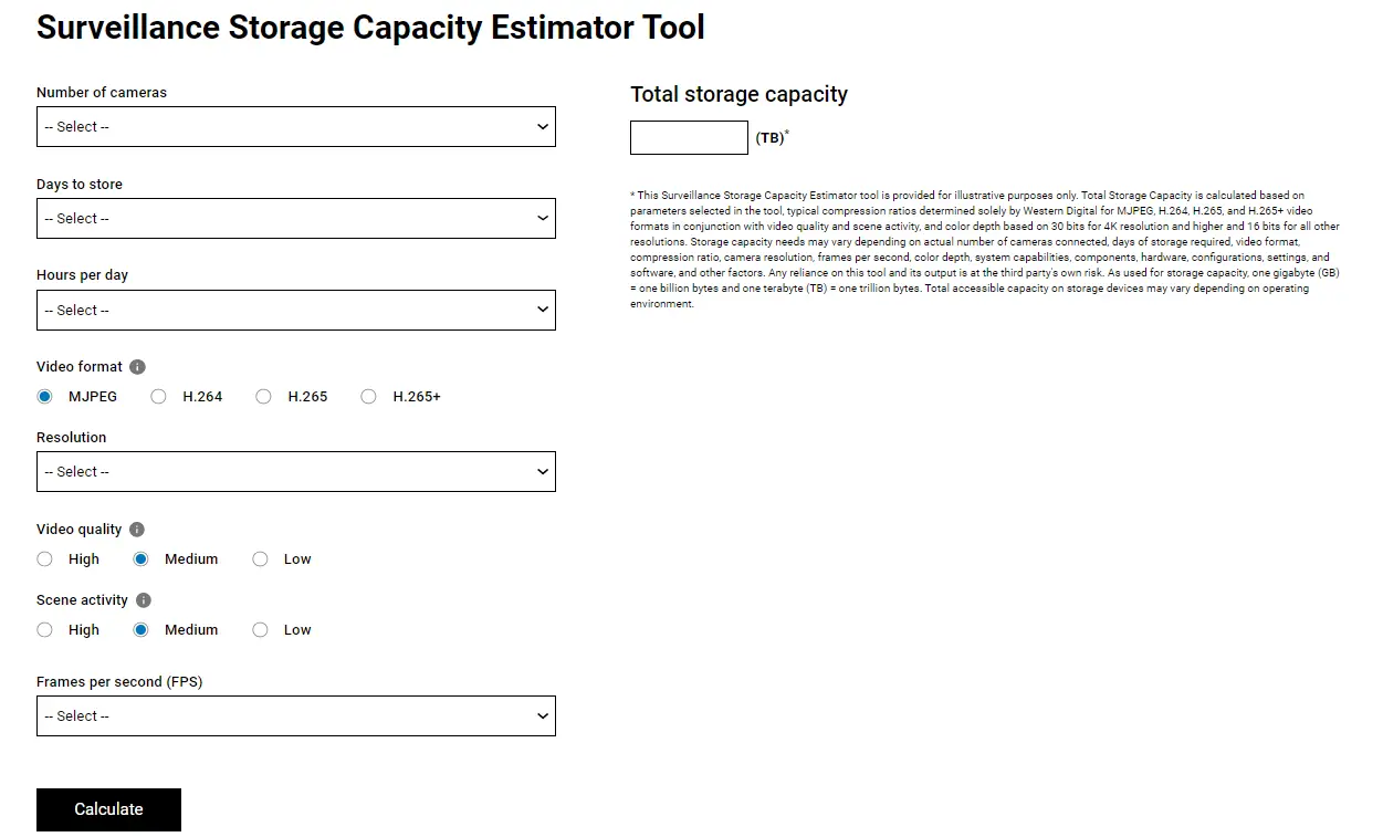 Calculating Data Usage